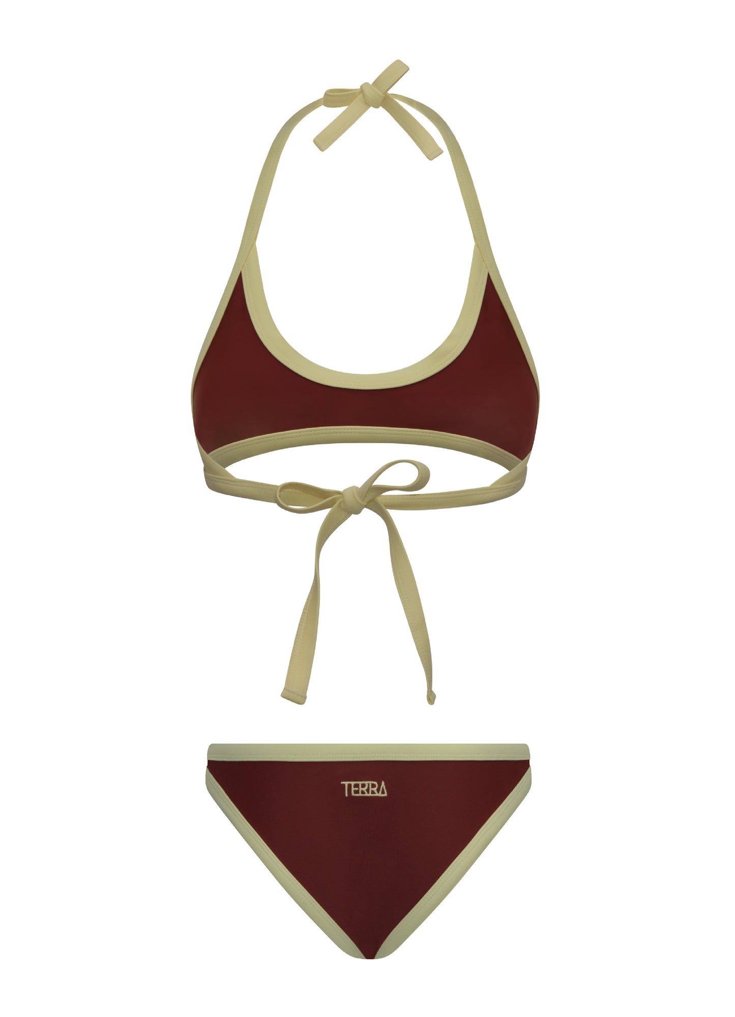 BIKINI CALETA - MARRONE
